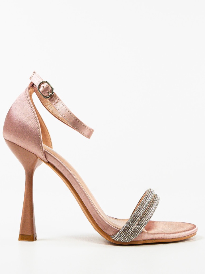 Sandale cu toc Seoul Fuchsia