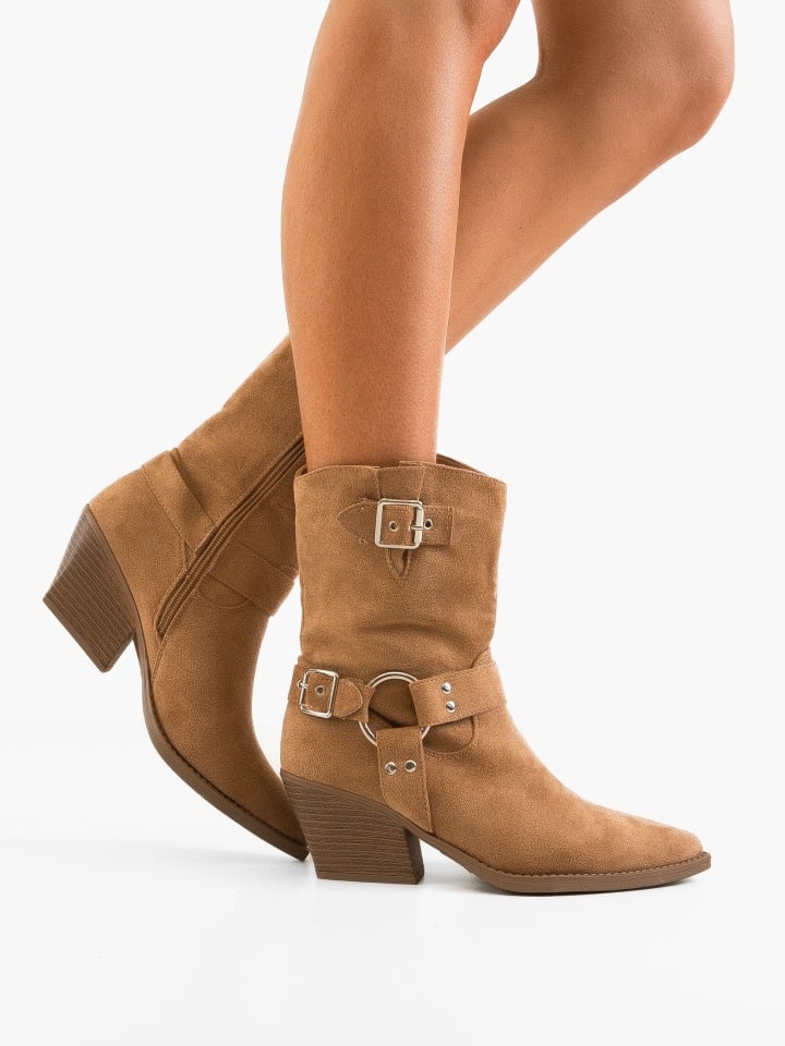 Botine dama Edwin Khaki