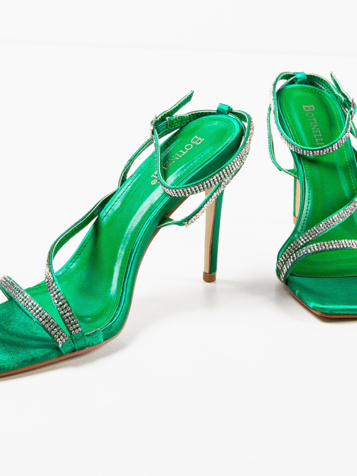 Sandale cu toc Neyman Aurii