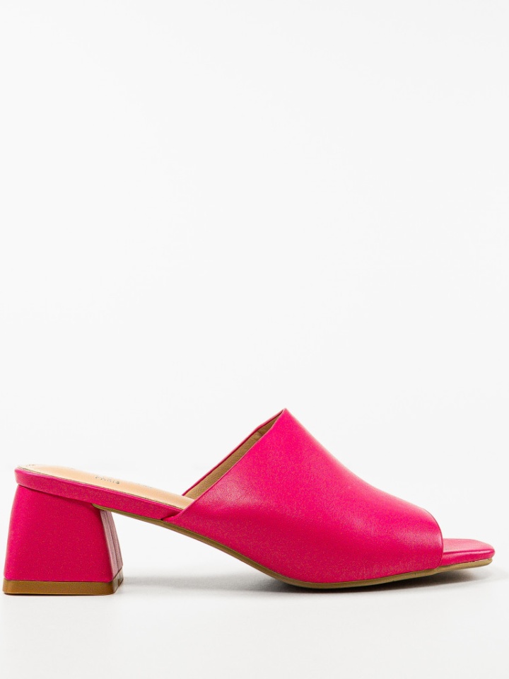 Saboti cu toc Bayane Fuchsia