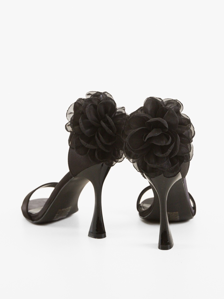 Sandale cu toc Kadit Bej