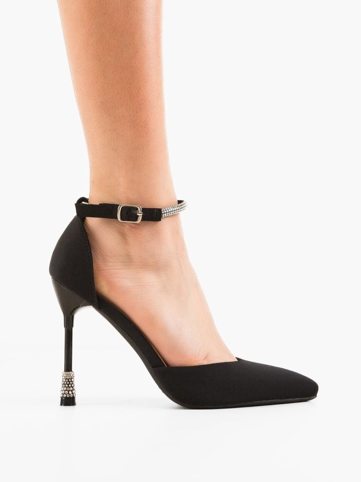 Pantofi cu toc Yanu Argintii