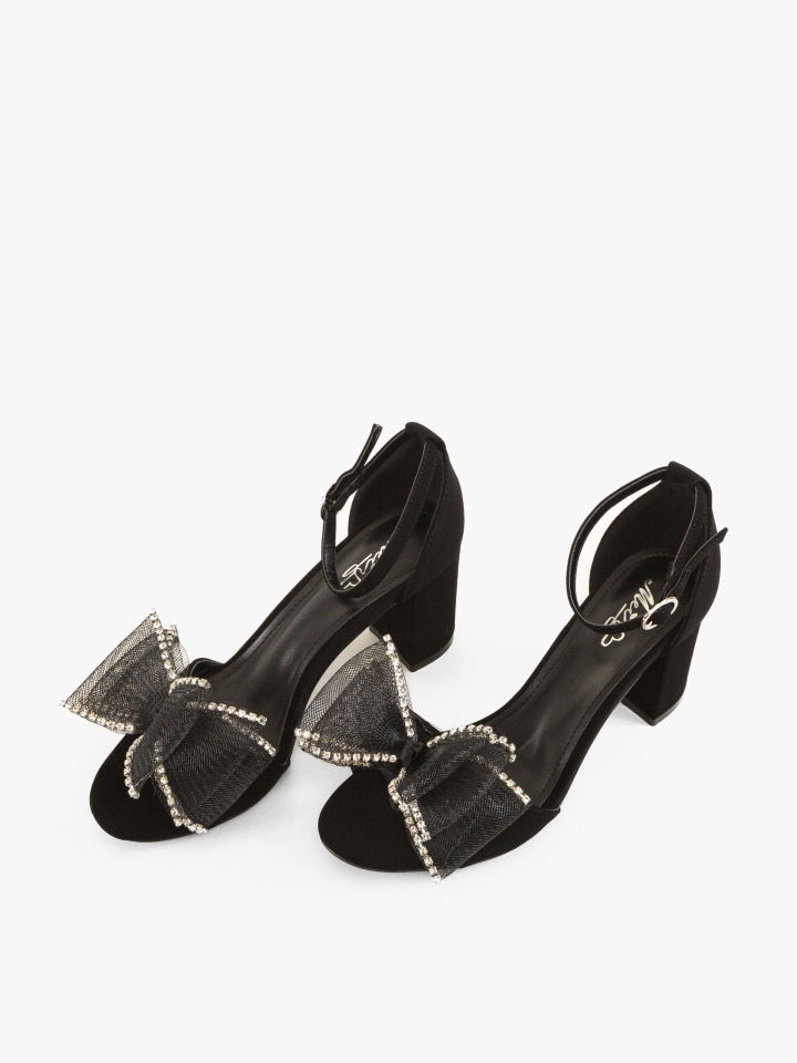 Sandale cu toc Dyala Argintii