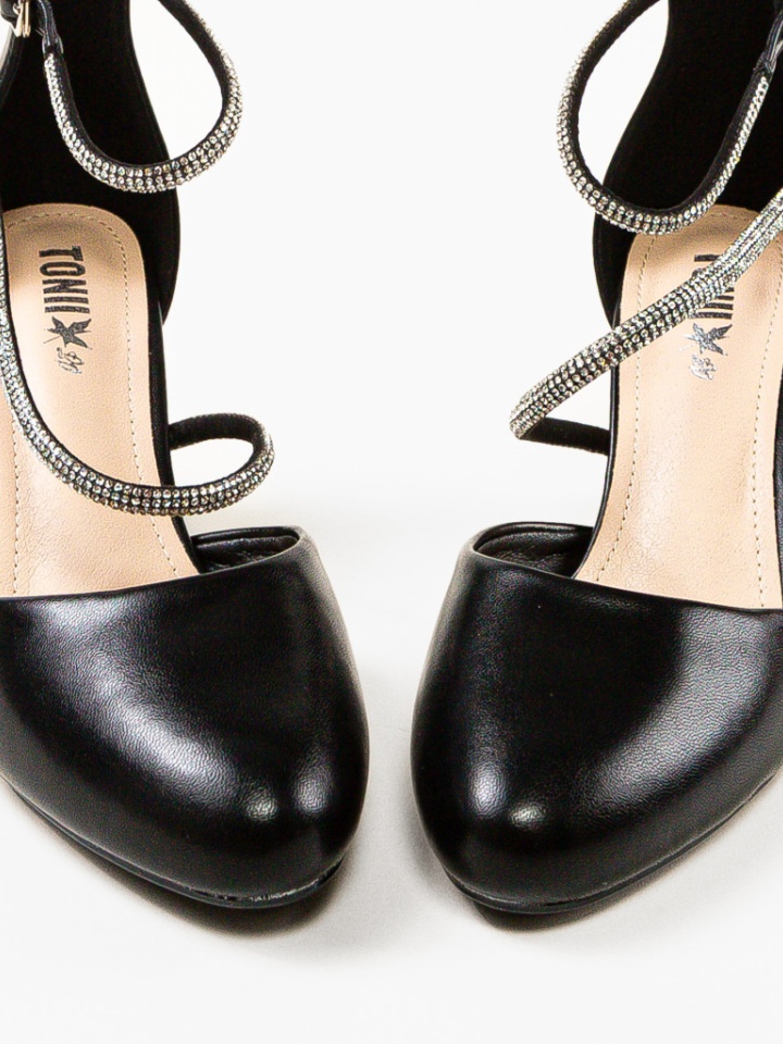 Pantofi cu toc Lyzya Negre 2