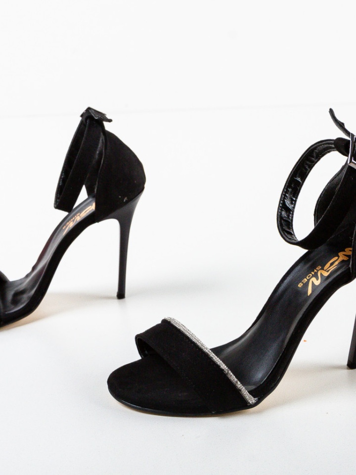 Sandale cu toc Cassius Albe 2