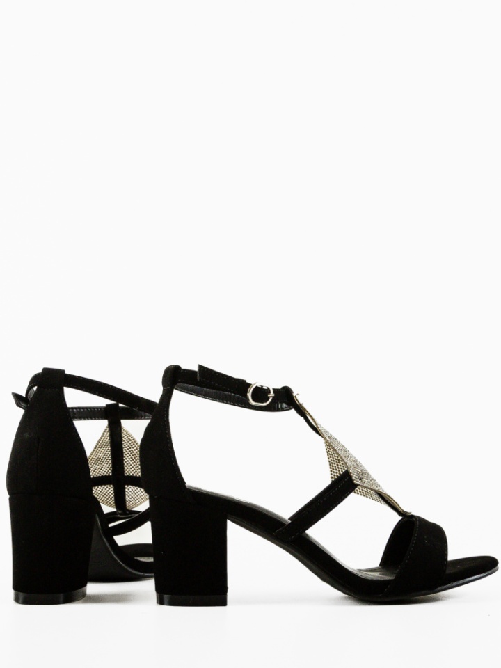 Sandale cu toc Lamza Negre