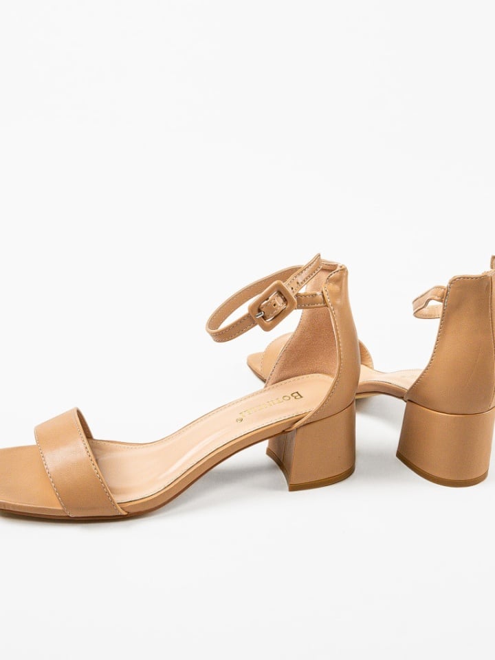 Sandale cu toc Ebaka Nude