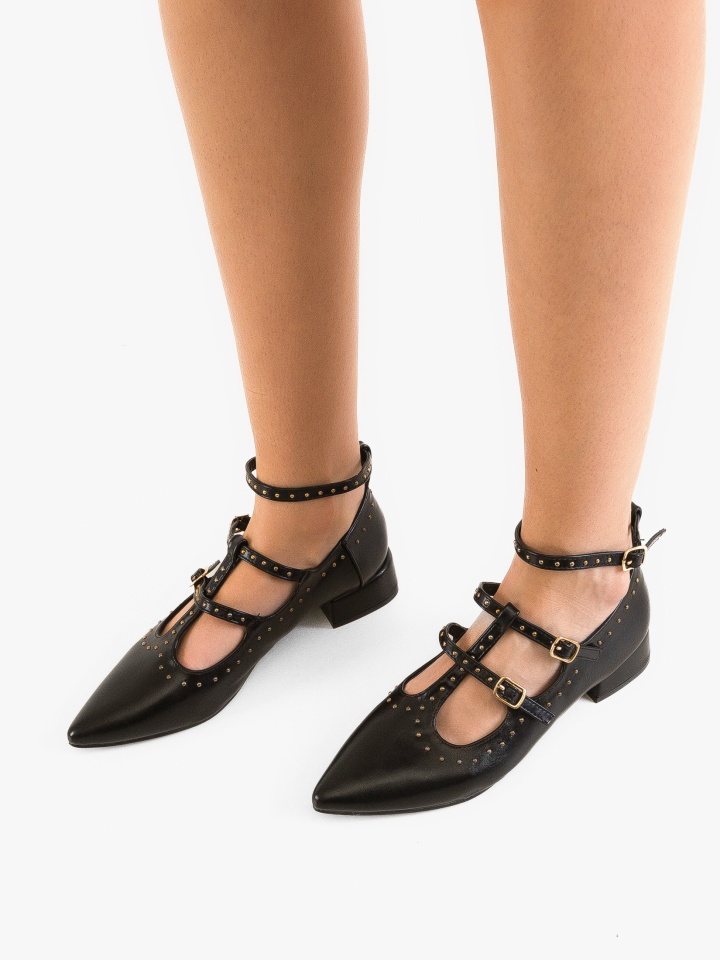 Pantofi cu toc Leslie Nude