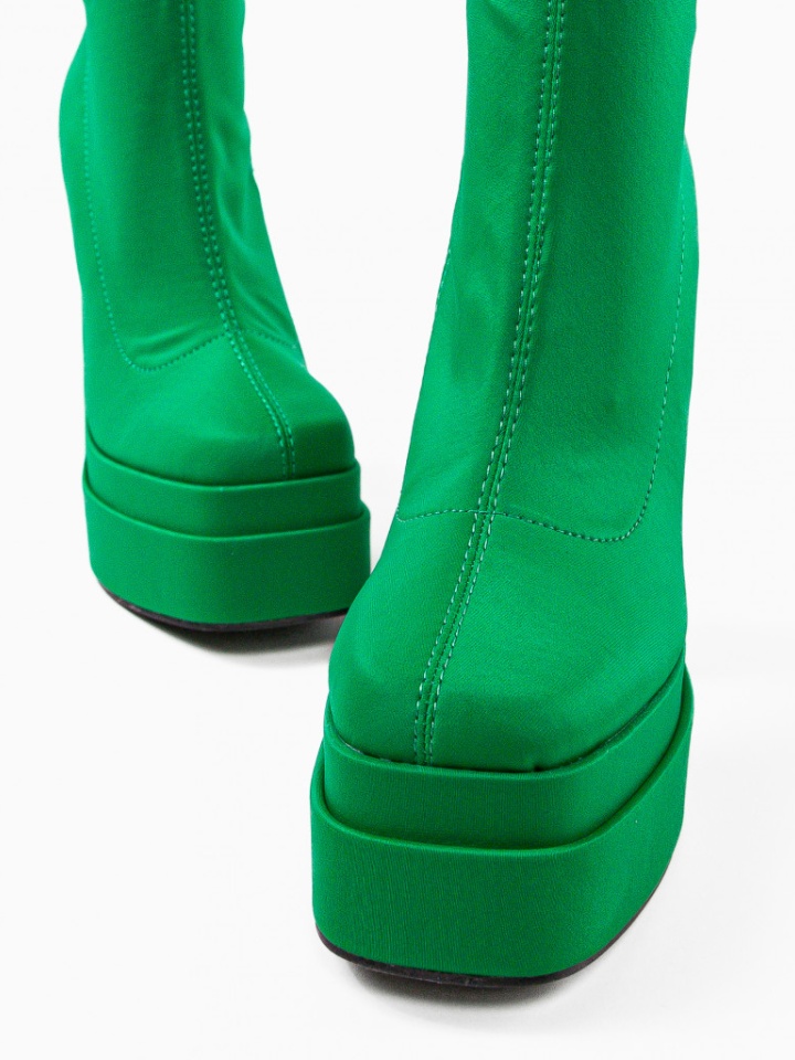 Botine dama Platona Negre