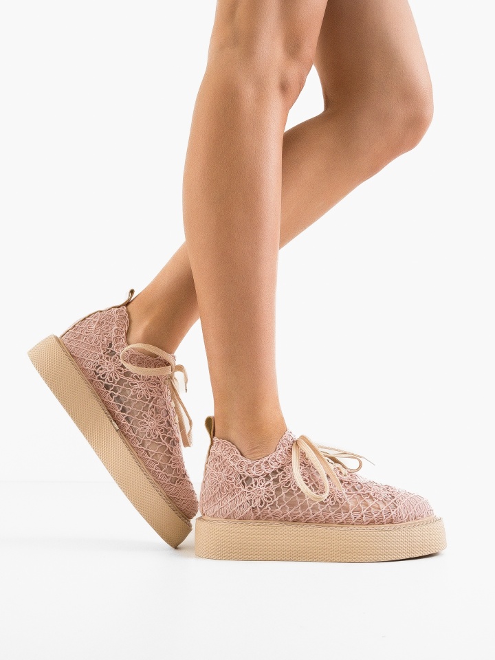 Pantofi Casual Ystory Bej 2