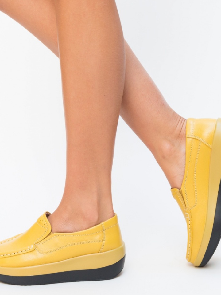 Pantofi Casual Ember Galbeni