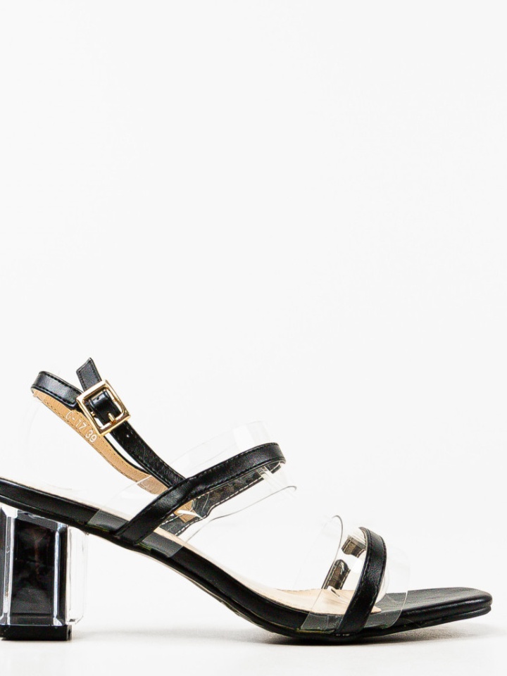 Sandale cu toc Martens Rosii