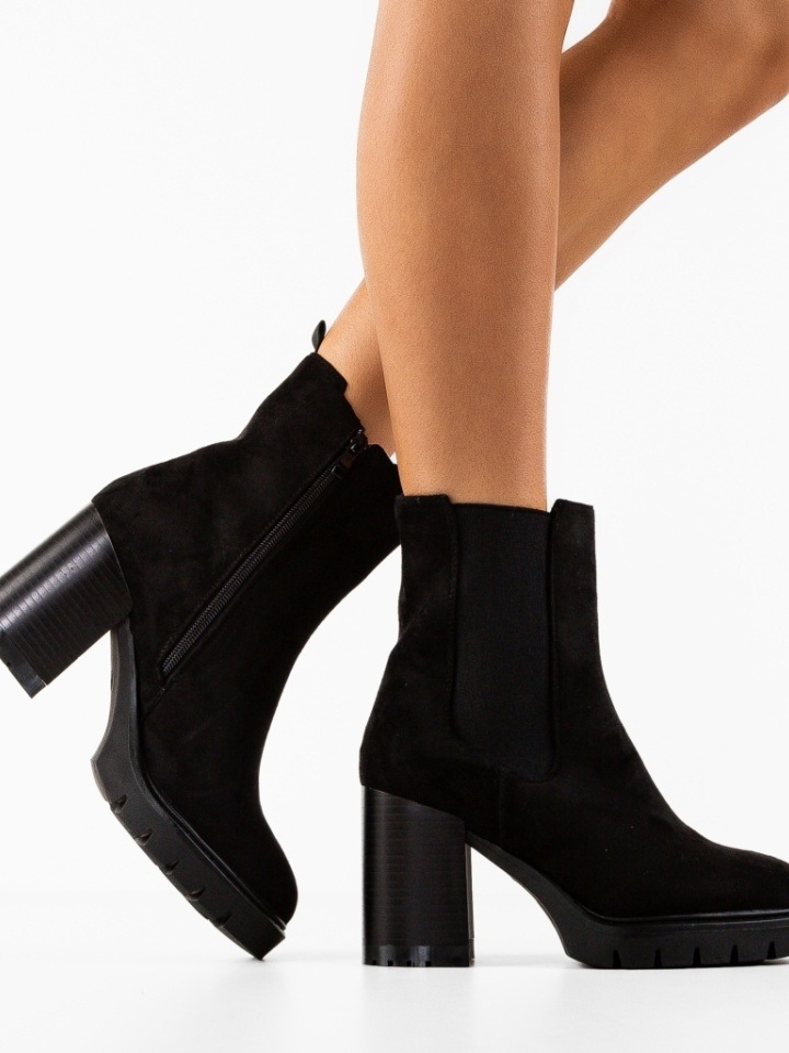 Botine dama Gideon Negre 2