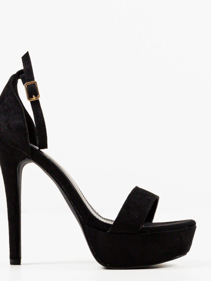 Sandale cu toc Olink Negre
