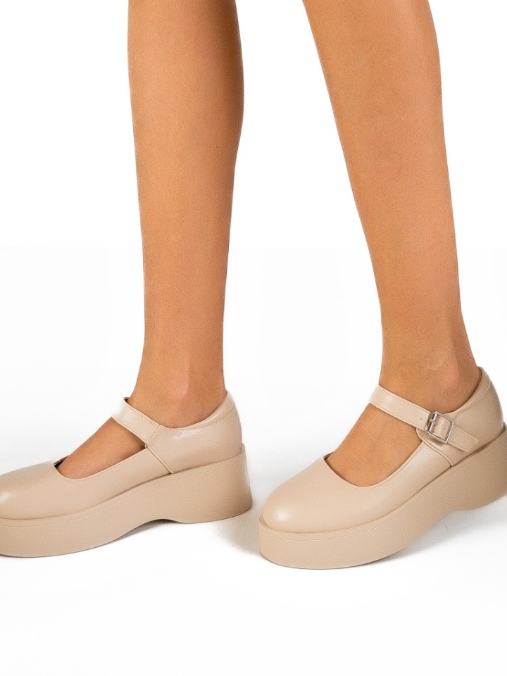 Pantofi casusal Madylu Bej