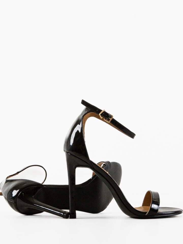 Sandale cu toc Layan Negre