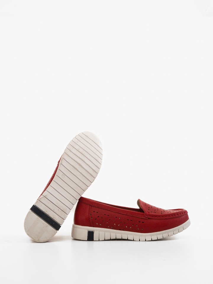 Espadrile dama Skrell Rosii