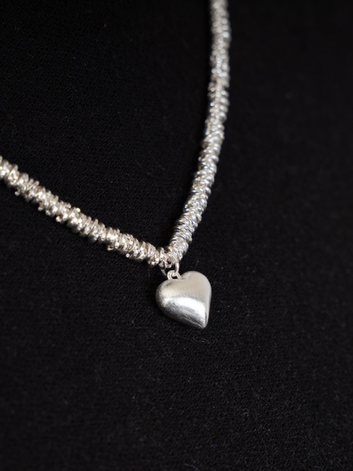 Colier Bybbs Argintiu 2