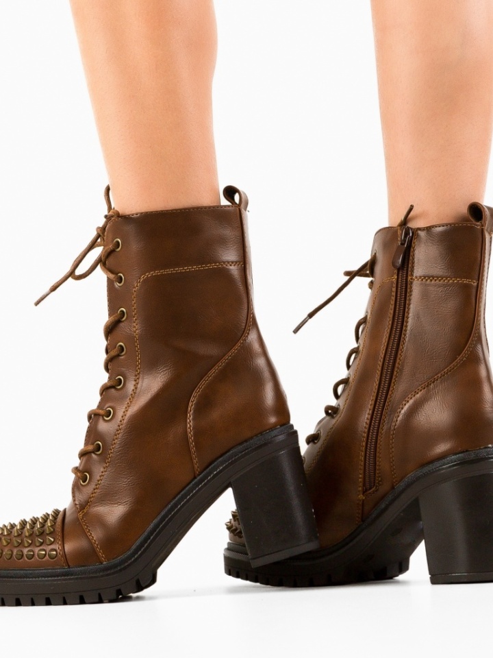 Botine dama Coelho Camel