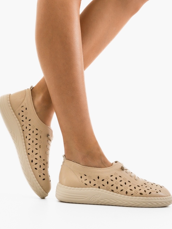 Pantofi Casual dama Guha Bej