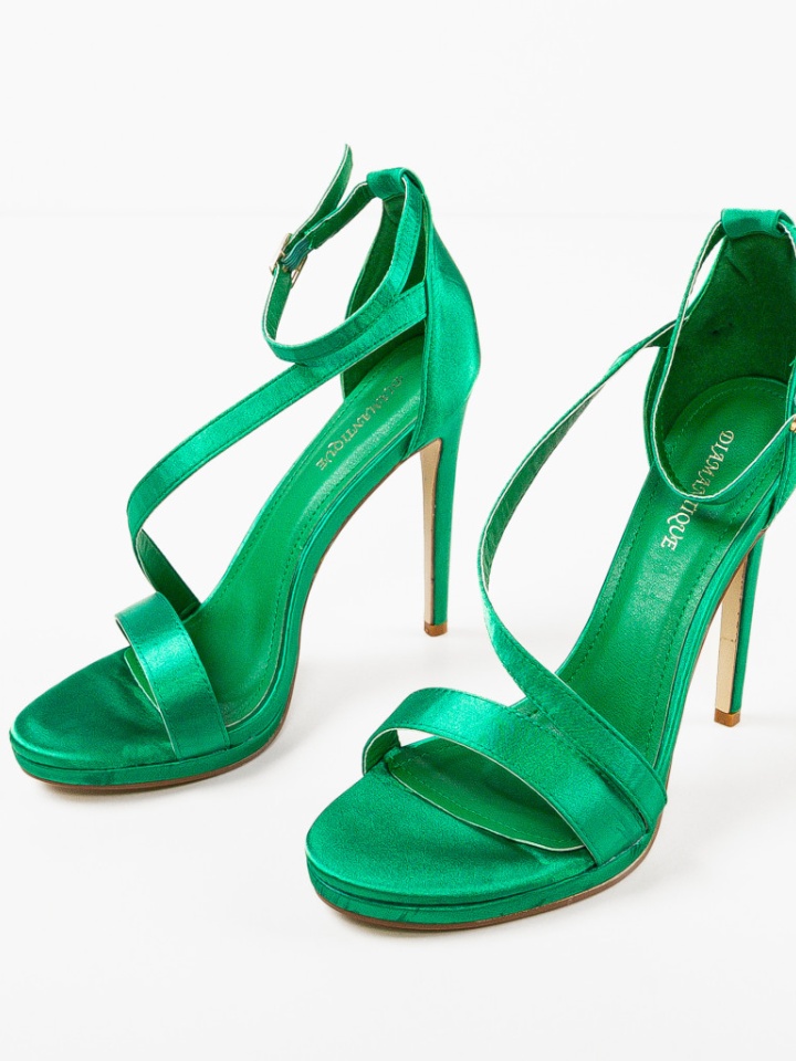 Sandale cu toc Lindon Fuchsia