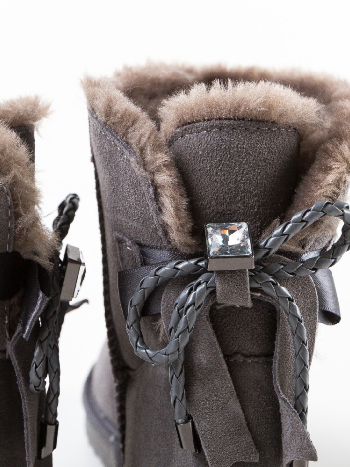 Cizme tip Ug Yerva Gri