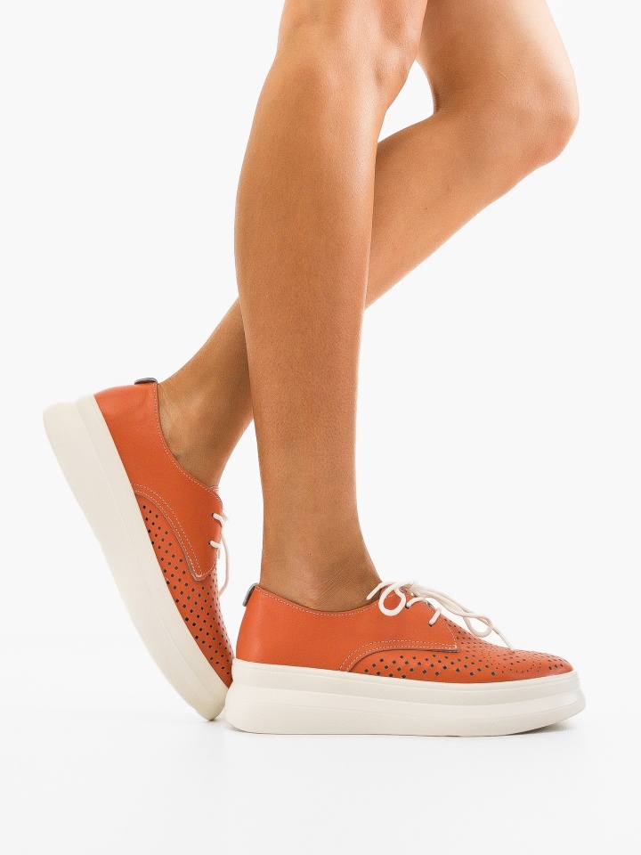 Pantofi Casual dama Alannah Portocalii