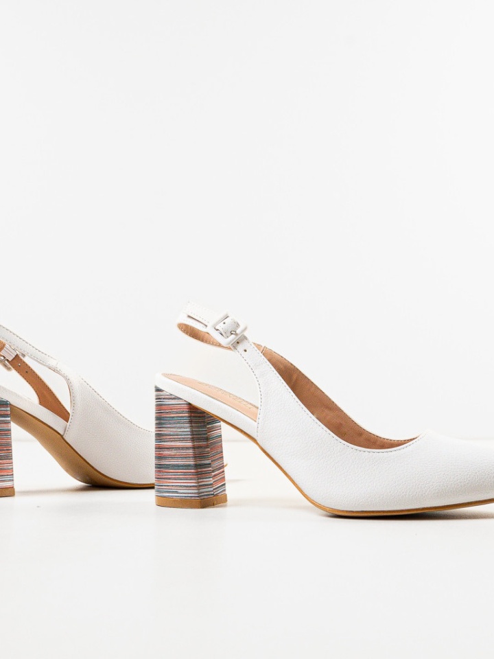 Pantofi cu toc Soka Albastrii