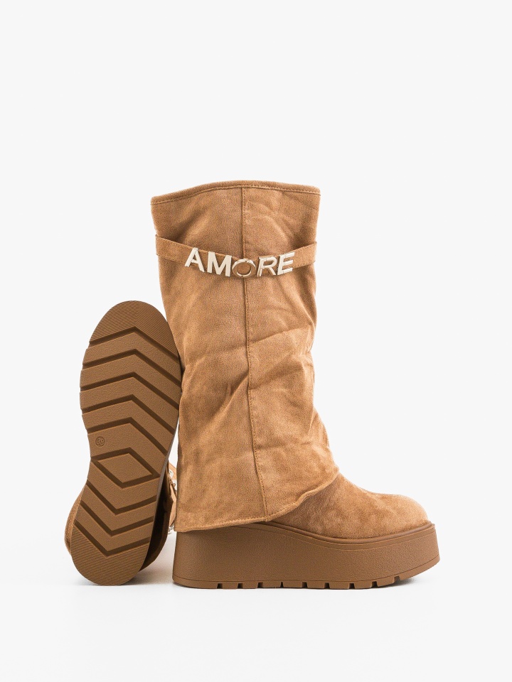 Cizme dama Wynne Camel