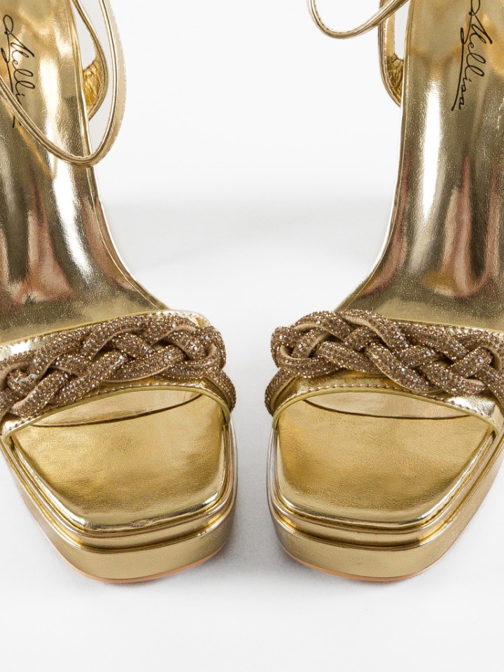 Sandale cu toc Julia Negre