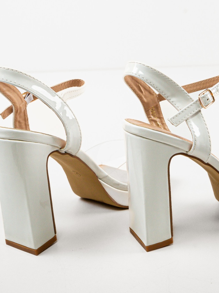 Sandale cu toc Ebaka Nude