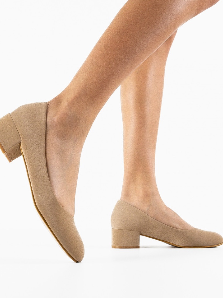 Pantofi dama Nora Bej 2