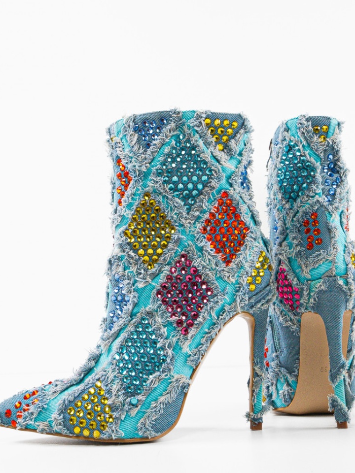 Botine dama Ruomba Albastre