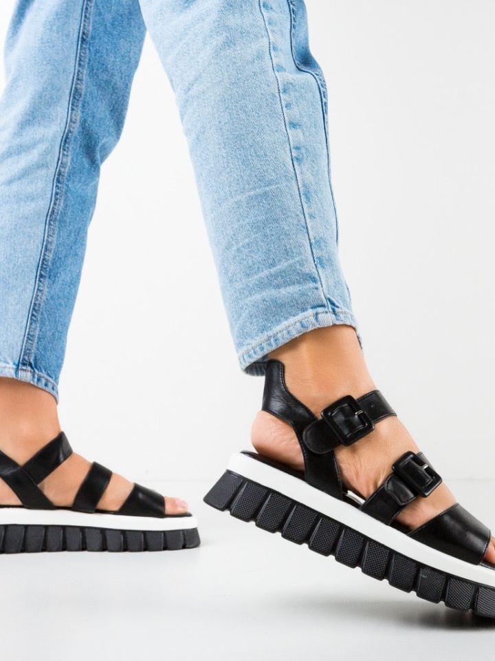 Sandale dama Charlton Negre