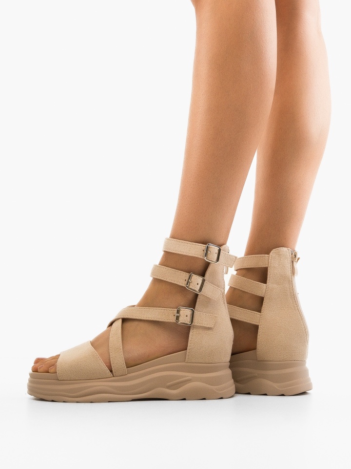 Sandale dama Almere Bej 2