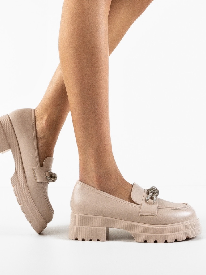 Pantofi Casual Pope Bej