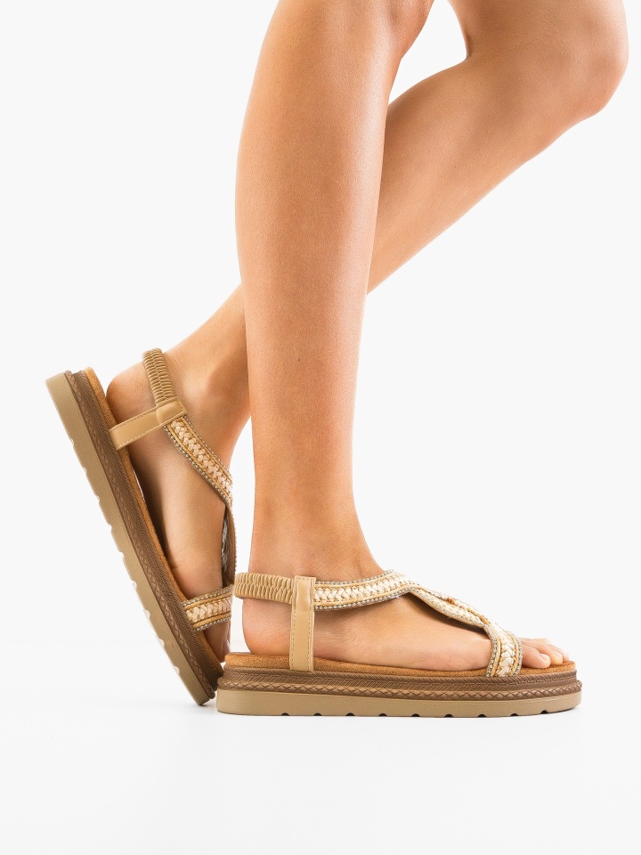 Sandale dama Ruletta Bej