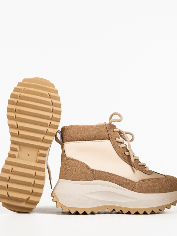 Sneakers dama Tefa Bej 2