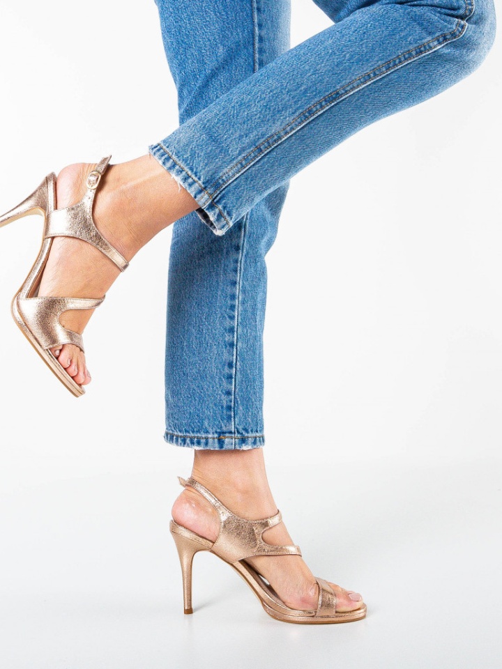 Sandale cu toc Dules Negre