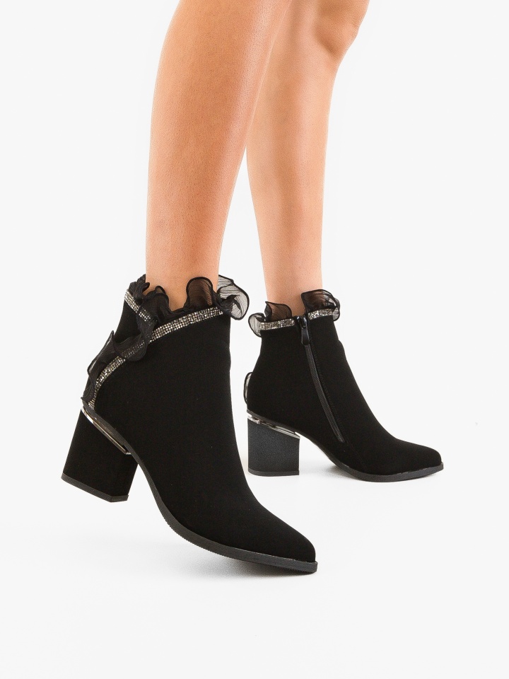Botine dama Levine Negre
