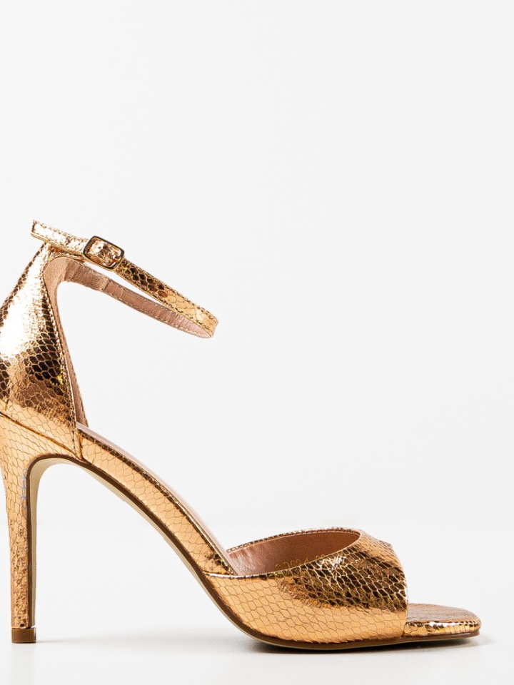 Sandale cu toc Lekaz Negri