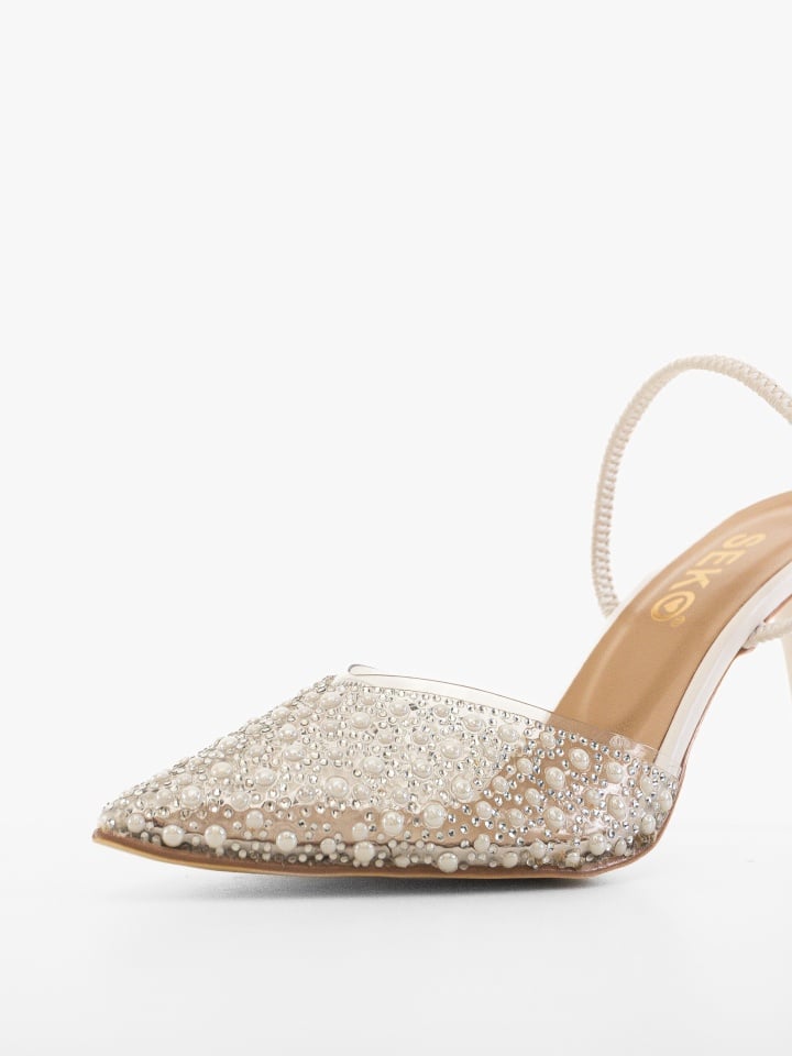 Pantofi dama Beto Argintii