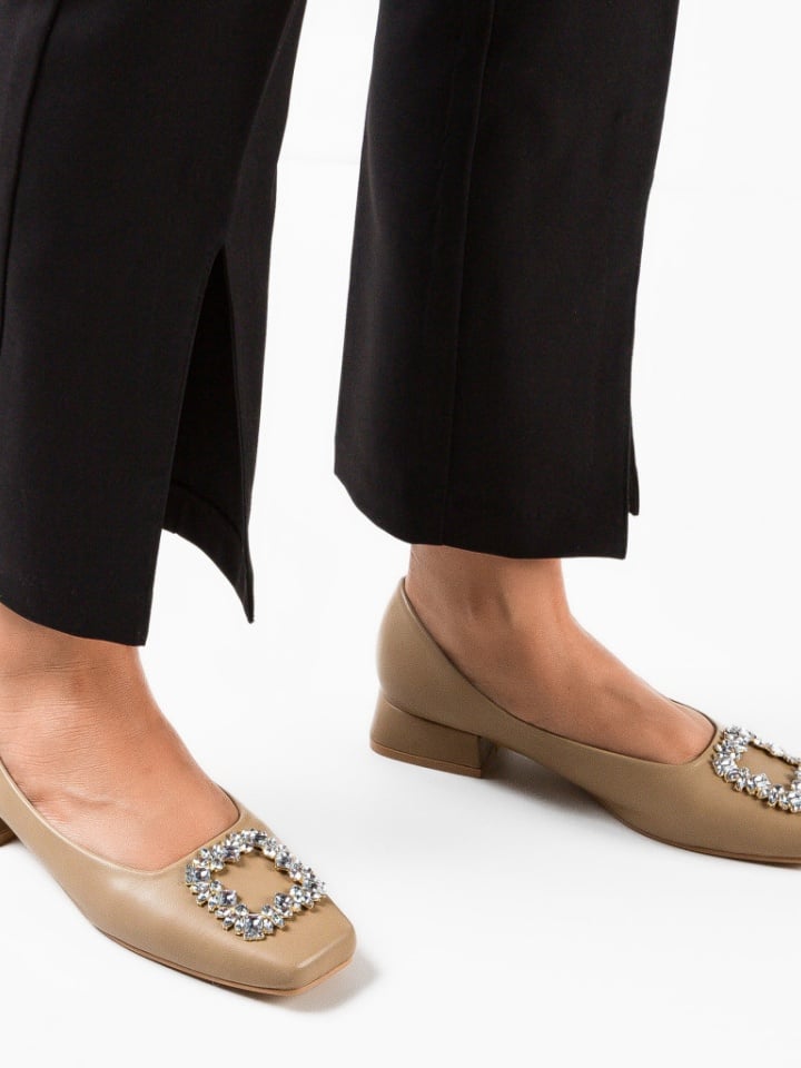 Pantofi dama Christopher Bej