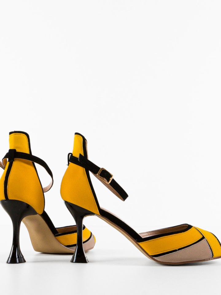 Sandale cu toc Armo Roz