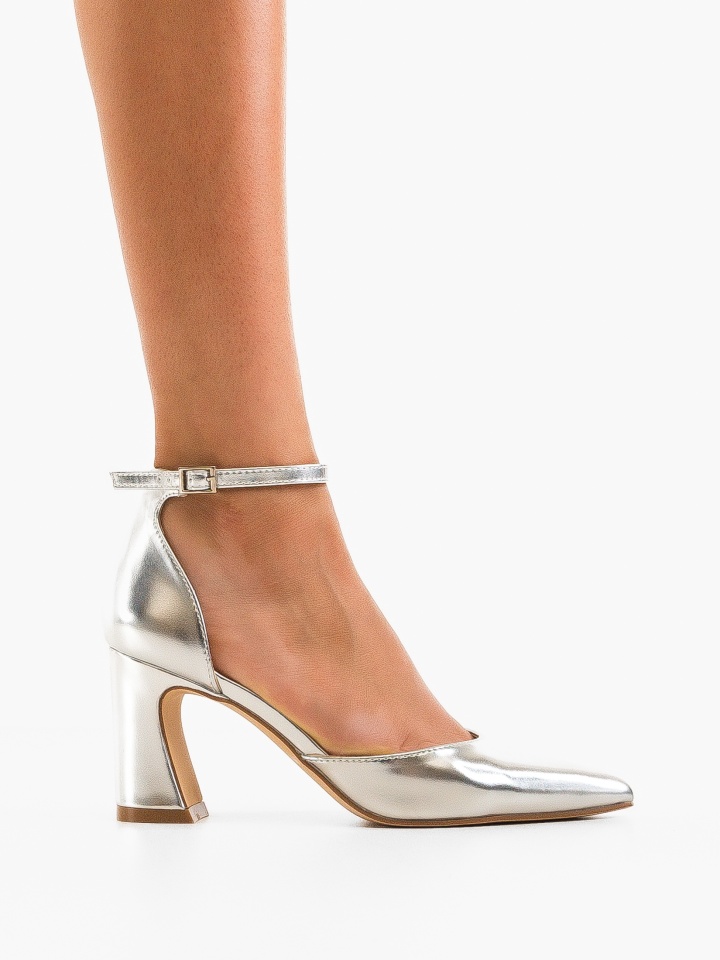 Pantofi dama Jeremy Argintii