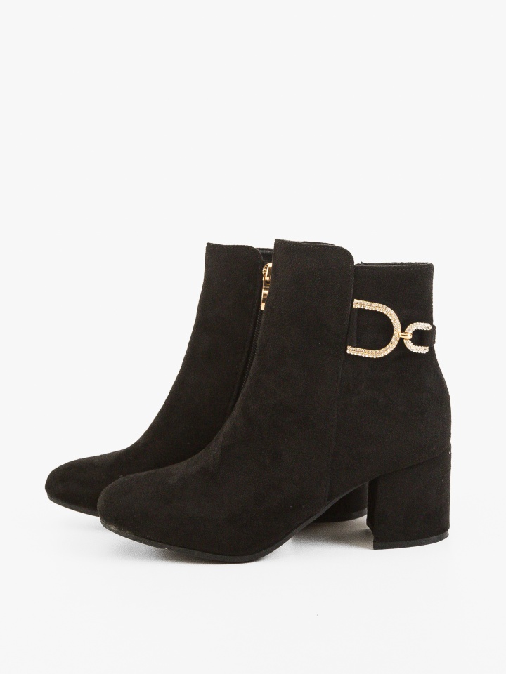 Botine dama Lana Negre