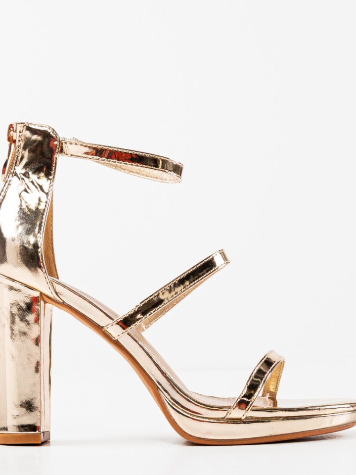 Sandale cu toc Josie Negre