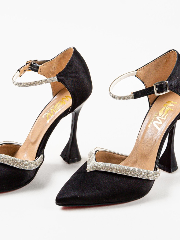 Pantofi cu toc Meko Negri 2