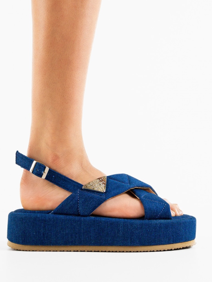 Sandale dama Ziggy Albastre 2