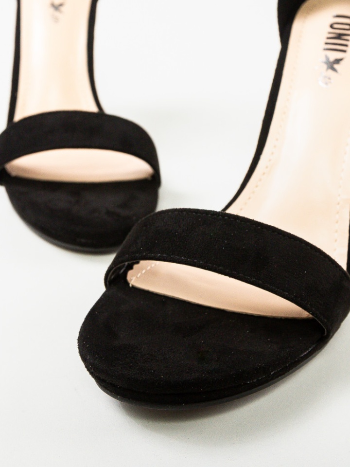 Sandale cu toc Ravan Argintii